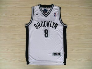 Maillot De Basket Brooklyn Nets Deron Williams 8 Tissus Sportif Fans Edition Blanc